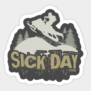 Sick Day Sticker